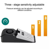Home Security Wedge Door Stop Alert Detection Device Intruder Alarm Wireless - Extra Image