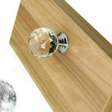 Crystal Glass Cabinet Knobs Drawer Pull Handles Cupboard Door Knob with Screws 10Pcs - 40mm - Extra Image