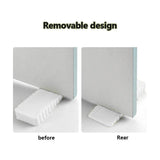 2Pcs Thick Rubber Wedge Door Stoppers Floor Carpet Heavy Duty Door Stop Security - Side View