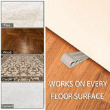 3Pcs Rubber Grip Wedge Door Stoppers Floor Carpet Heavy Duty Door Stop Security - 45-Degree Angle