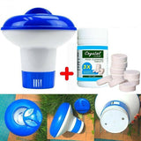 Pool Cleaning Tablets or Dispenser Floating Chlorine Hot Tub Chemical Cleaner - Only Dispenser - 45-Degree Angle