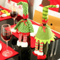 4X Christmas Bottle Covers Gift Holder Bags Dot Decoration Bag Red Wine Clothes
