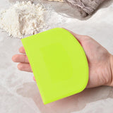 Baker Dough Scraper Sourdough Pizza Cake Pastry Bread Cutter Slicer Cutting Tool - Top-Down View