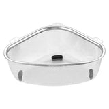 Triangle Sink Strainer Basket Household Kitchen Shelf Leftover Draining Rack - Front View