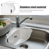 Triangle Sink Strainer Basket Household Kitchen Shelf Leftover Draining Rack - 45-Degree Angle