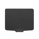 Silicone Dish Drying Mat Heat Resistant Draining Slope Pad for Kitchen Counter - Green - Close-Up Angle