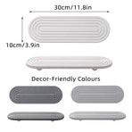 Nordic Diatomaceous Earth Tray Bathroom Sink Drying Mat 30x10cm - White