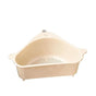 Triangle Sink Kitchen Storage Drain Basket Rack Shelf Holder Strainer Organizer - Beige