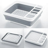 Home Master Collapsible Dish Drainer Small Spaces Camping Caravan 34CM X 28.5CM - Side View
