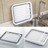 Home Master Collapsible Dish Drainer Small Spaces Camping Caravan 34CM X 28.5CM