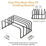 Home Kitchen Chopping Board Draining Rack Multifunction Storage Shelf Organizer - Side View