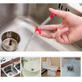 Flexible Spring Pick Up Tool Drain Cleaner Stick Snake Hair Remover - Extra Image