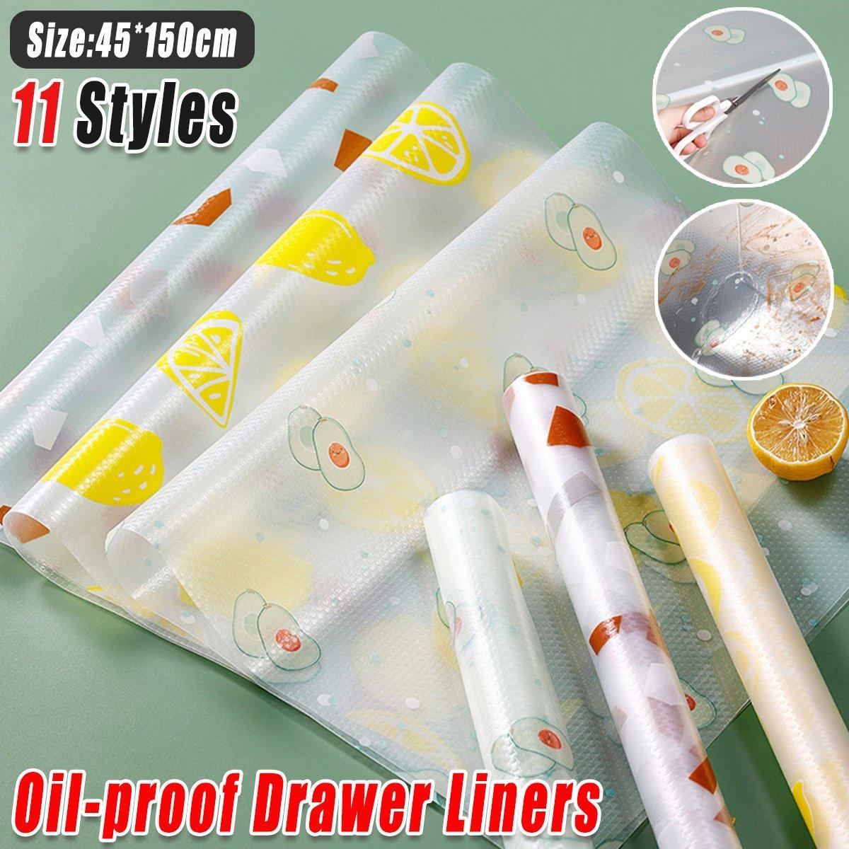 Household Drawer Liner Paper Wardrobe Dustproof Cabinet Mat Grease Proof Mat - Butterfly