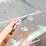 Household Drawer Liner Paper Wardrobe Dustproof Cabinet Mat Grease Proof Mat - Leaf - 45-Degree Angle