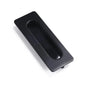 Matte Black Flush Pull Handle for Sliding Door Cabinet Drawer Kitchen Furniture - 96MM