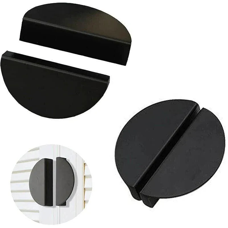Door Pull With Screws Cupboard Handle Decor Home Semi Circle Cabinet Knob Diy - Copper