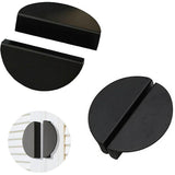 Door Pull With Screws Cupboard Handle Decor Home Semi Circle Cabinet Knob Diy - Copper