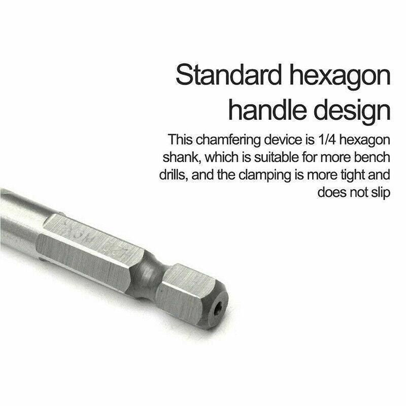 6X Hss Hex Shank Tap Drill Bits Metric Thread Screw Tapping Compound Set Tool