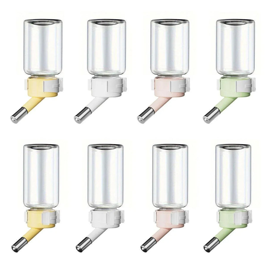 Pet Water Bottle for Hamster Guinea Pig Rabbit Vacuum Drinking Feeder Kettle - 120ml-Green