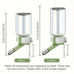 Pet Water Bottle for Hamster Guinea Pig Rabbit Vacuum Drinking Feeder Kettle - 120ml-Green
