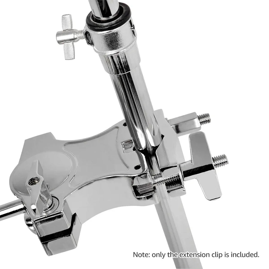 Drum Set Tom Clamp Extension Clip Adjustable Anti-Slip For Drum Kit Expansion