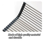 Multifunctional Stainless Steel Draining Rack Folding Sink Organizer for Kitchen - 580 x 400mm - Extra Image