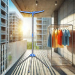 Triangle Coat And Hat Rack Indoor Drying Stand Simple Foldable Household Hanger