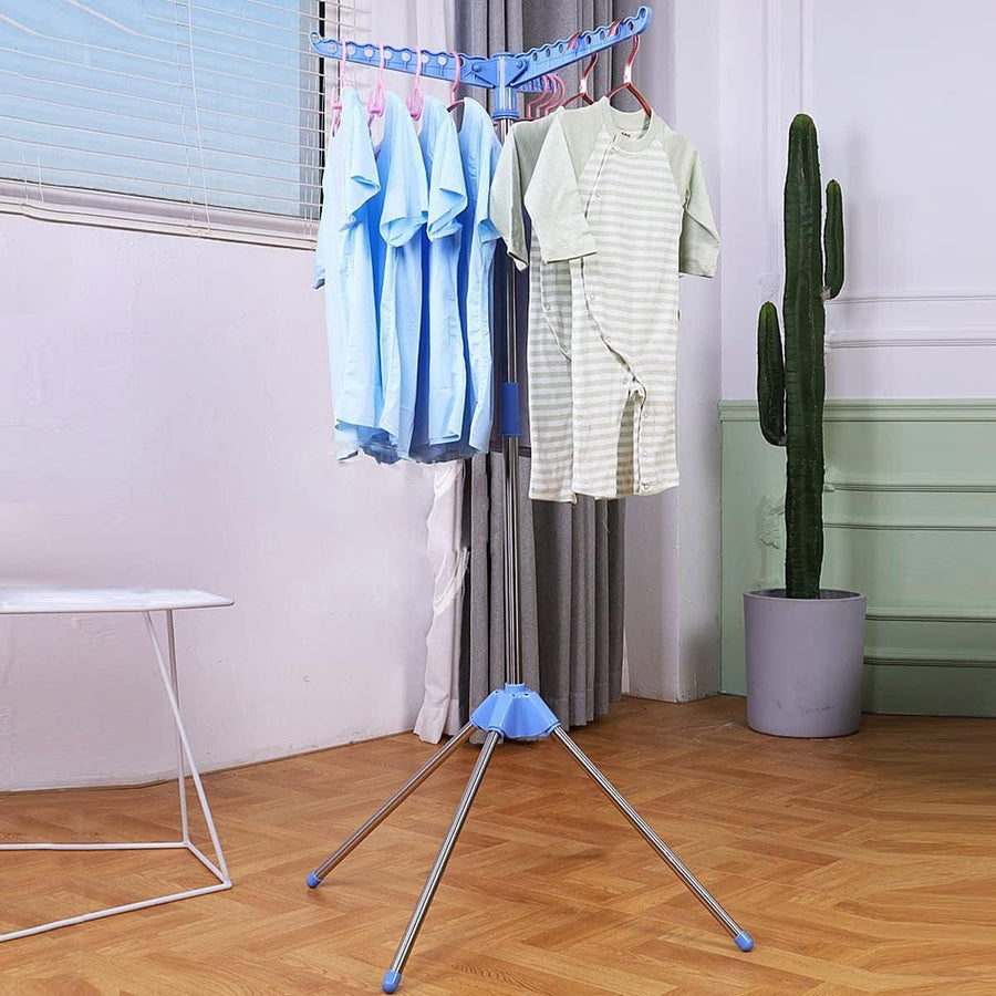 Triangle Coat And Hat Rack Indoor Drying Stand Simple Foldable Household Hanger