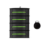 2-8 Tier Drying Net Large Shelf Hydroponic Hanging Grow Herb Plant Dry - 2 Layers - Close-Up Angle