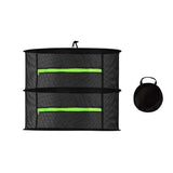 2-8 Tier Drying Net Large Shelf Hydroponic Hanging Grow Herb Plant Dry - 6 Layers - Rear View