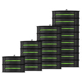 2-8 Tier Drying Net Large Shelf Hydroponic Hanging Grow Herb Plant Dry - 8 Layers - Front View