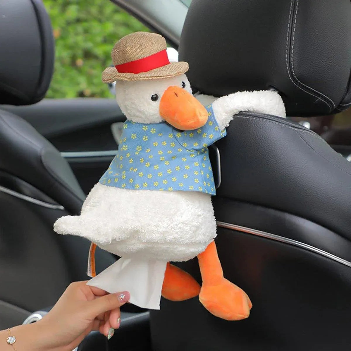 Cute Cartoon Tissue Box Holder for Car Home Female Auto Accessories Paper Case