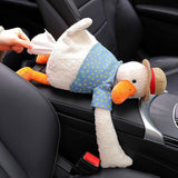 Cute Cartoon Tissue Box Holder for Car Home Female Auto Accessories Paper Case - Extra Image