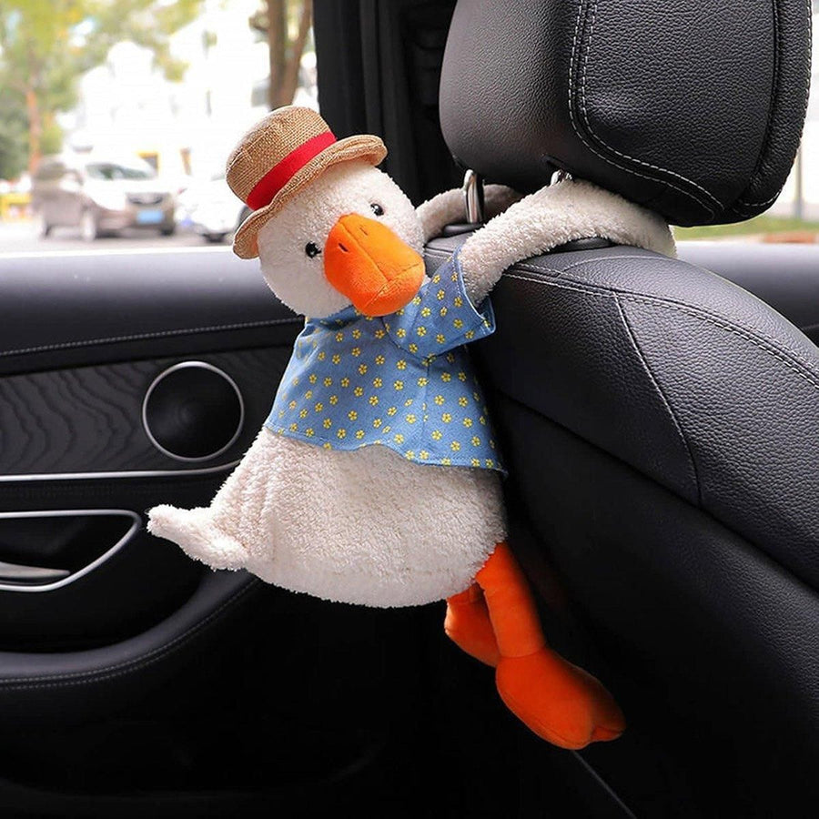 Cute Cartoon Tissue Box Holder for Car Home Female Auto Accessories Paper Case