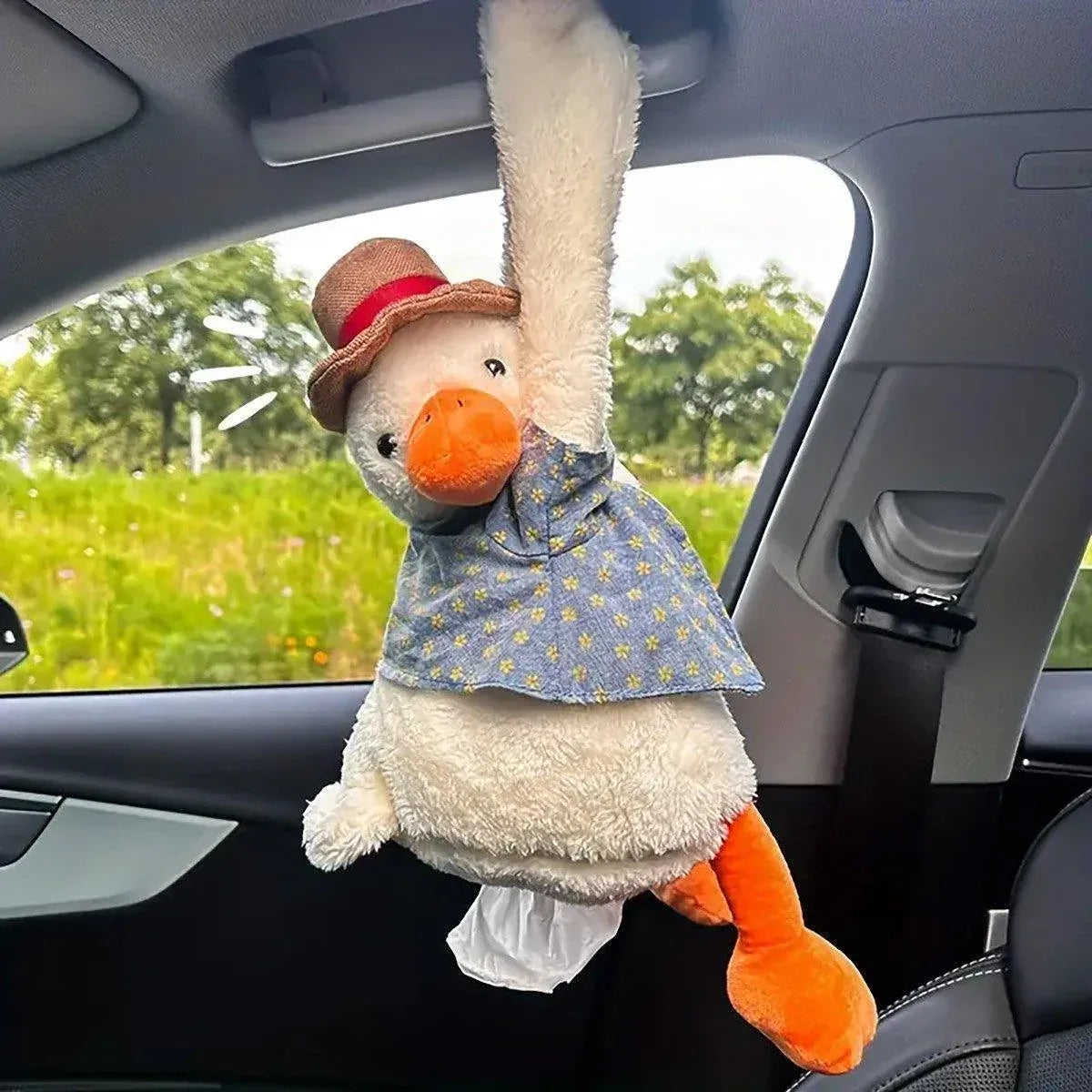 Cute Cartoon Tissue Box Holder for Car Home Female Auto Accessories Paper Case