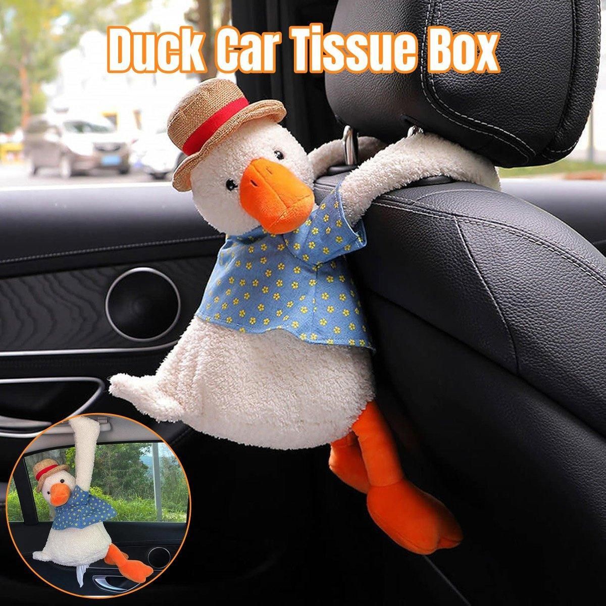 Cute Cartoon Tissue Box Holder for Car Home Female Auto Accessories Paper Case