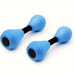 2-Piece Blue Aquatic Exercise Dumbbell Pair