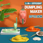 2in1 Dumpling Skin Chapati Maker Press Machine Wrapper Mould Handle Tools Pastry - Leather Pink