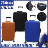 Thickened High Stretch Suitcase Dust-proof Luggage Protector Travel Case Cover - Brown-20inches