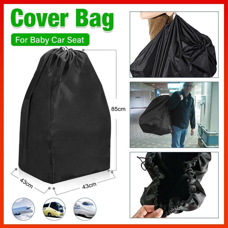 Universal Travel Bag for Carrier or Booster Seat Storage at Airport Gate