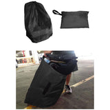 Universal Travel Bag for Carrier or Booster Seat Storage at Airport Gate - Top-Down View