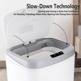 Sensor Trash Bin Touchless 16L White Automatic Motion Kitchen Rubbish Can - Extra Image