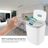 Sensor Trash Bin Touchless 16L White Automatic Motion Kitchen Rubbish Can - Extra Image