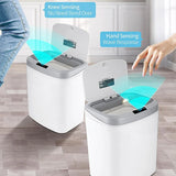 Sensor Trash Bin Touchless 16L White Automatic Motion Kitchen Rubbish Can - Extra Image