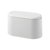 Desktop Wastebasket Organizer Small Trash Bin Compact Wastebasket for Office Use