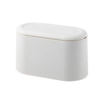 Desktop Wastebasket Organizer Small Trash Bin Compact Wastebasket for Office Use