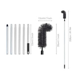 Gutter Cleaning Brush Roofing Tool with Pole 208cm for Long Splicing Gutter