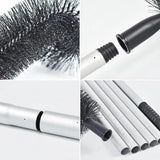 Gutter Cleaning Brush Roofing Tool with Pole 208cm for Long Splicing Gutter - 45-Degree Angle