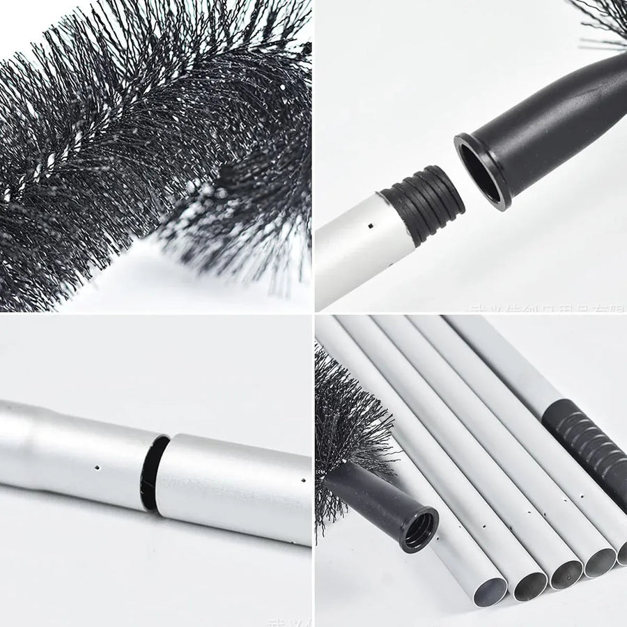 Gutter Cleaning Brush Roofing Tool with Pole 208cm for Long Splicing Gutter