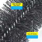 Gutter Cleaning Brush Roofing Tool with Pole 208cm for Long Splicing Gutter - Low Angle